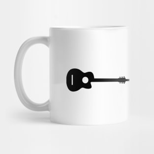 'Acoustic Guitar Heartbeat' Cool Guitar Vintage Shirt Mug